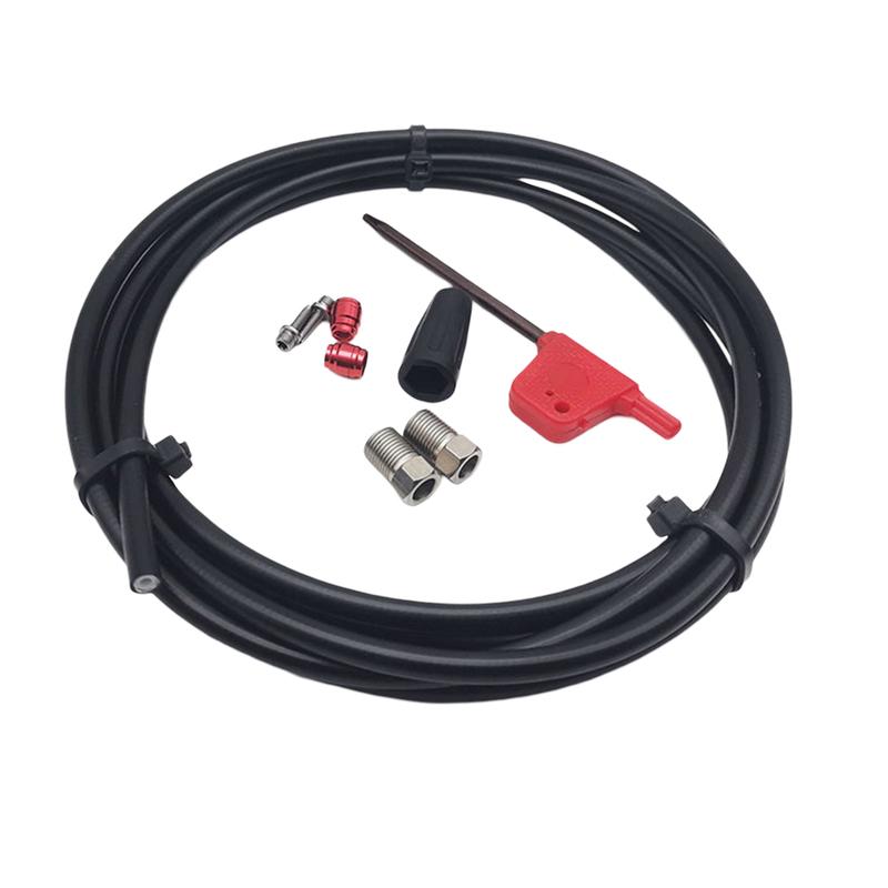 

Bike Brake Hose Set for Sram For RED AXS and For FORCE AXS 200CM Hydraulic Hose with Olives Inserts Rubber Cover and Wrench