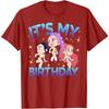 Kpop Dämonenjäger Geburtstag Chibi Gruppe T-Shirt | Trendige Fanbekleidung für Erwachsene