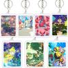 Mewtwo Gardevoir Squirtle Bulbasaur Anime Cartoon Game Characters Double-sided Printing Acrylic Keychain Ring for Fans Gifts Toy