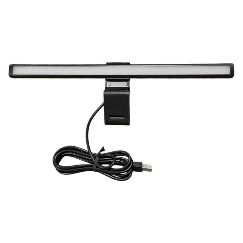 LED Monitorlicht Hängende Schreibtischlampe Berührbare Dimmfunktion Augenfreundlich für Arbeit Gaming Augenschutz Computer Schreibtisch