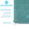1pc 23.62x35.43inch Durable Green PVC Cutting Mat-A1 Cutting Plate Board for DIY Sewing & Leather Crafting & Other Paper Crafts
