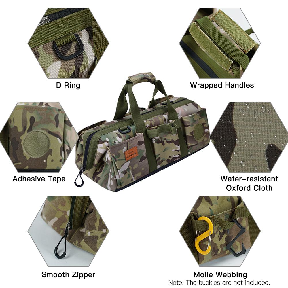 Outdoor Tool Bag Portable Water-resistant Camping Tool Bag Storage Pouch Tote Organizer Bag