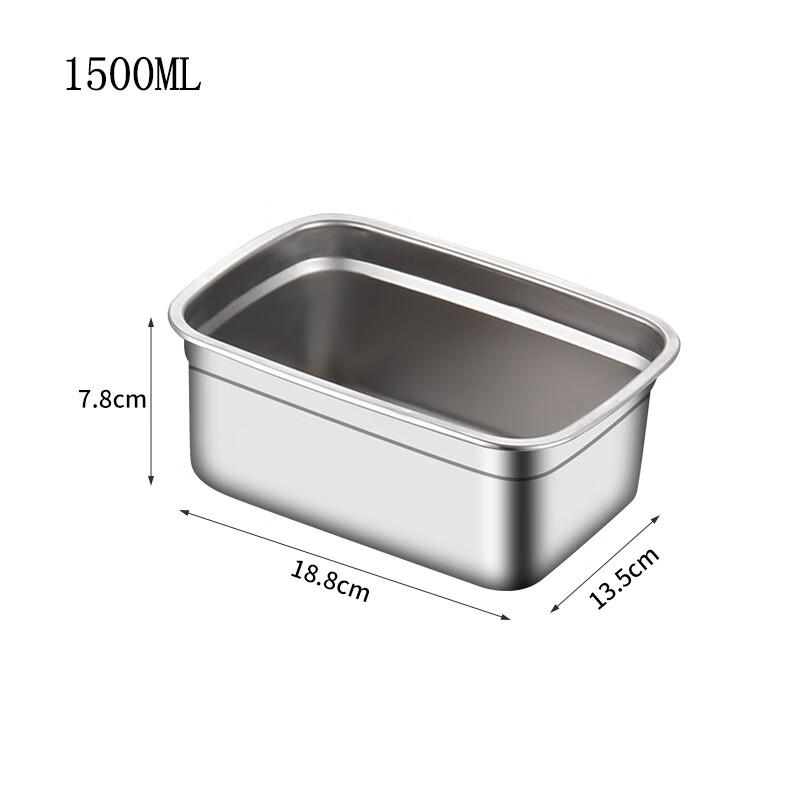 Mr. Jian 304 Stainless Steel Food Storage Container Set with Lids