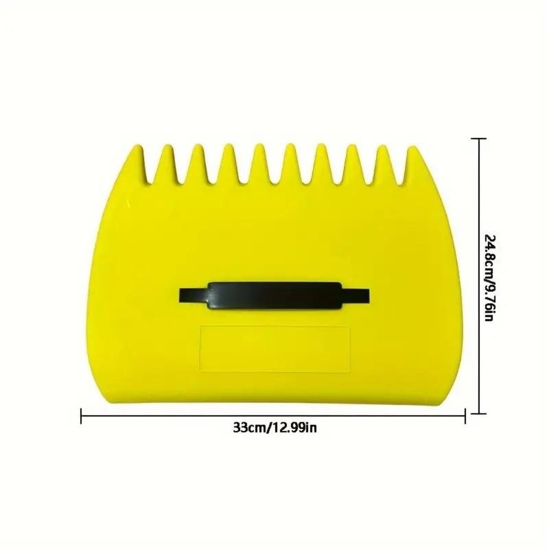 Outdoor Garden Large Capacity Leaf Grabber Serrated Cleaning Tool Hand Rake Yard Leaf Cleaning Tools Handheld Gardening Rake