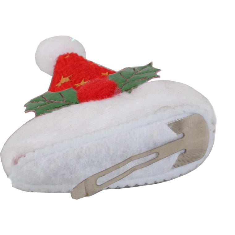 Christmas hat hair clip