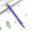 2Pcs Ballpoint Pen Black Ink Retractable Plastic Medium Point Advertising Pen for Students