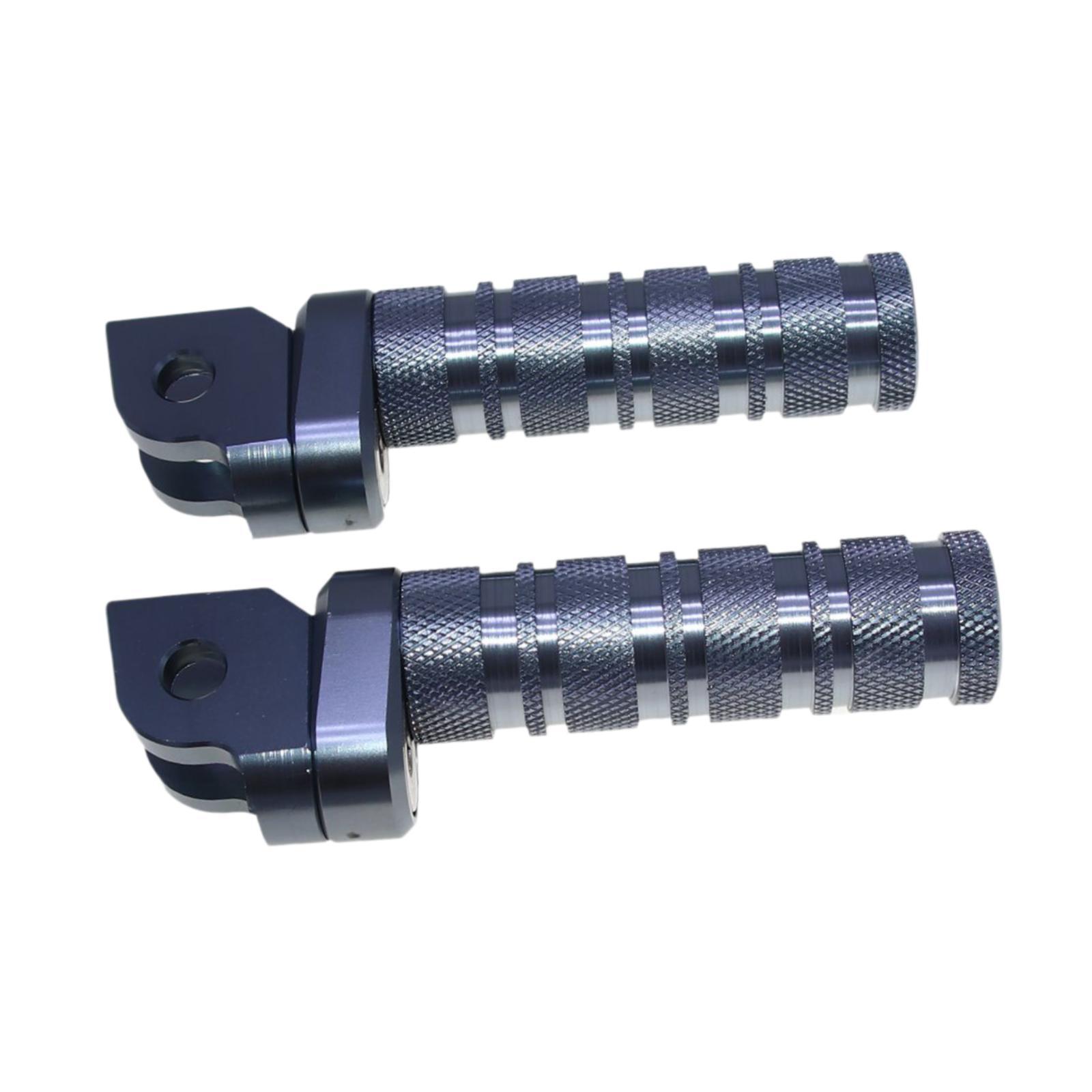 

1 Pair of Motorcycle Foot Pegs Motorbike Footrest Replacement Easily Install Non Slip Foot Rests Foot Pedals for XJR400