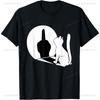 Funny Cat Middle Finger Shadow T-shirt