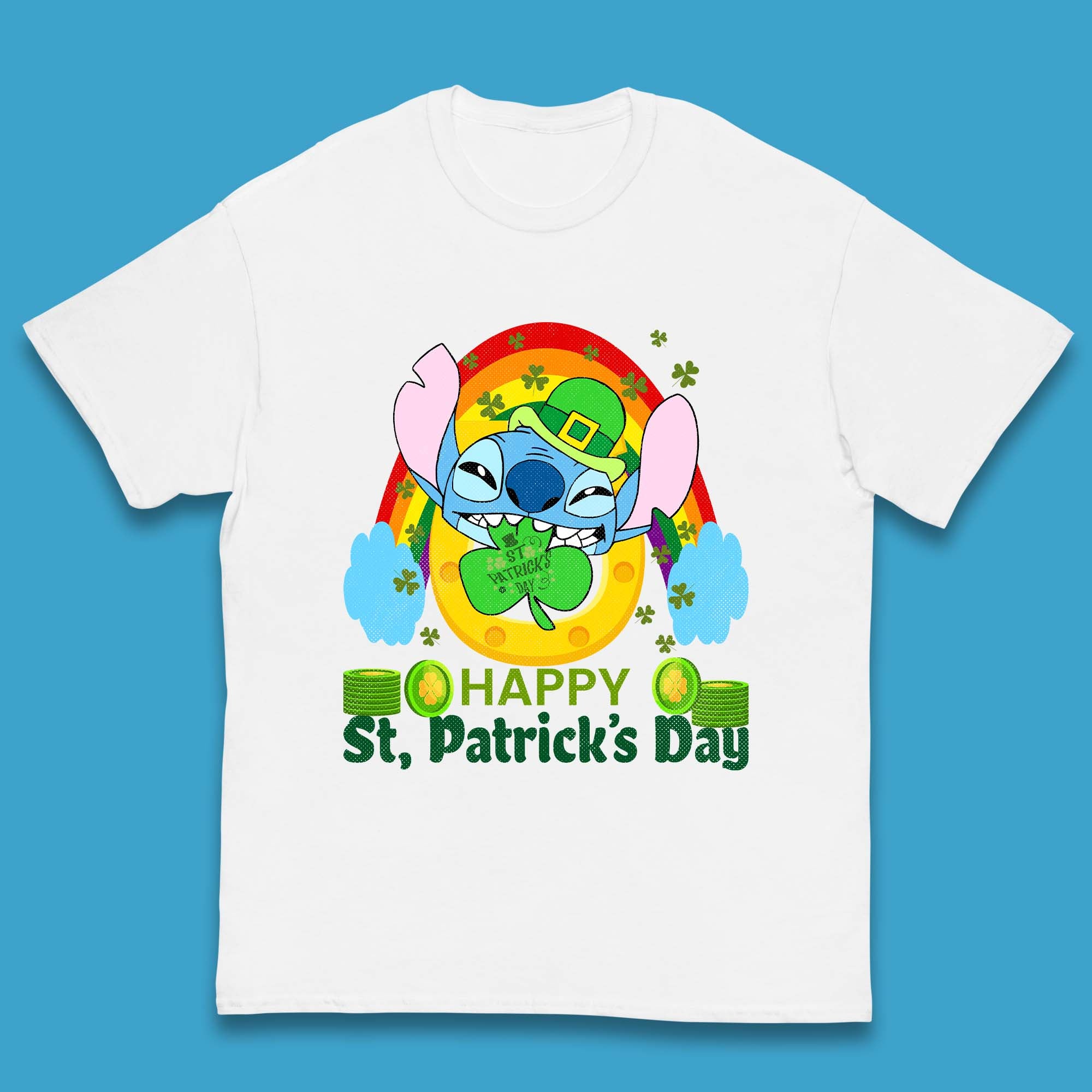 St. Patrick s Day Stitch Kids T-Shirt 110
