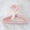 Clothes Hanger with Bow Non-slip ABS Children Faux Pearl Rack for Home