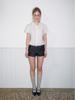 MOROA Star Short Denim Pants - Black