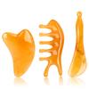 Resin Guasha Massage Board Body Meridian Scraping Scalp Massage Comb Head Eye Neck Face SPA Massager Acupuncture Massage Tools