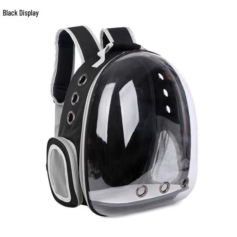 Portable Transparent Cat Backpack: Breathable, Spacious Double-Shoulder Pet Carrier