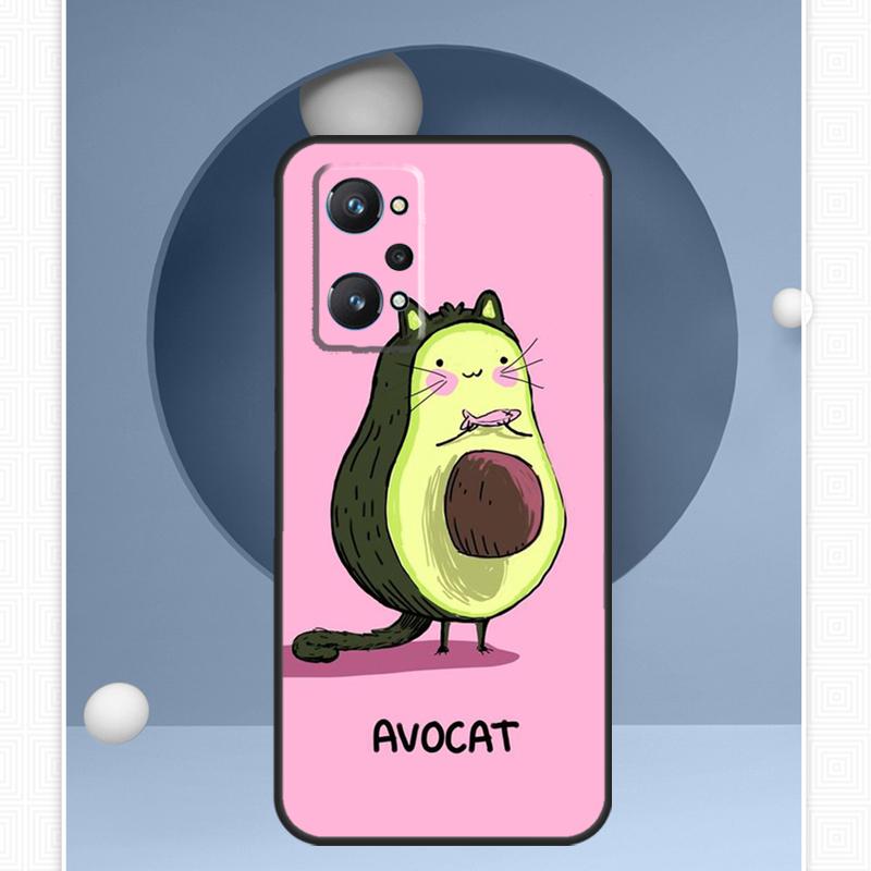 Funny Avocado Quotes For Realme C55 C33 C30 C21Y 10 Pro Plus GT Neo 5 3 3T Case For OnePlus 11 10 Pro Nord 2 2T