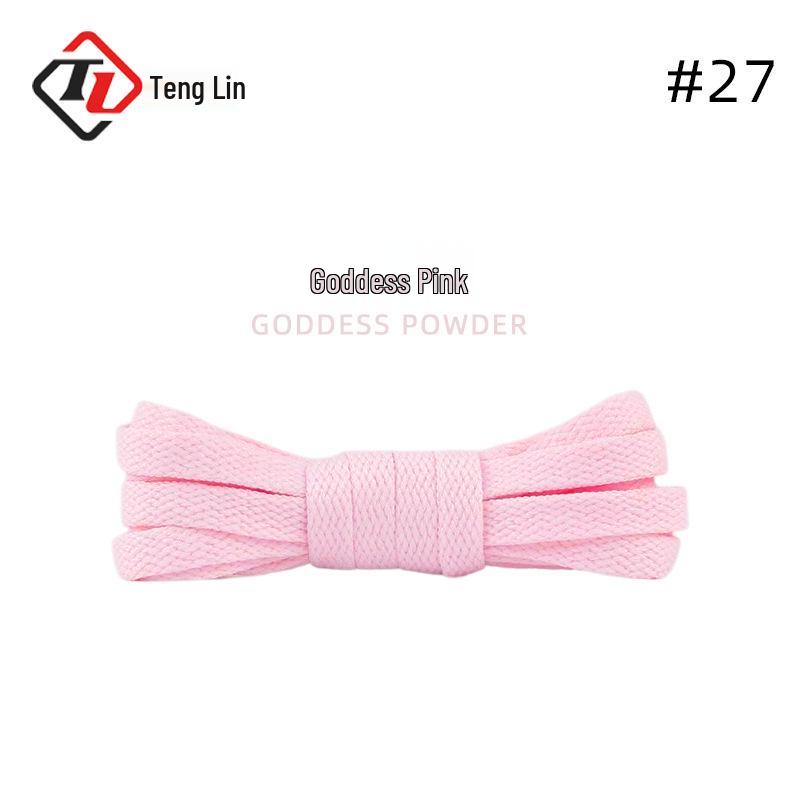 

Цветные плоские шнурки на заказ в один слой для повседневных кроссовок и походной обуви (1 пара) 140 cm