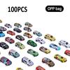 10/20/30/50/100Pieces Diecast Car Mini Cars Model Set Toys For Boys Sliding Inertia Pull Back Vehicle Toy Birthday Gifts Kids