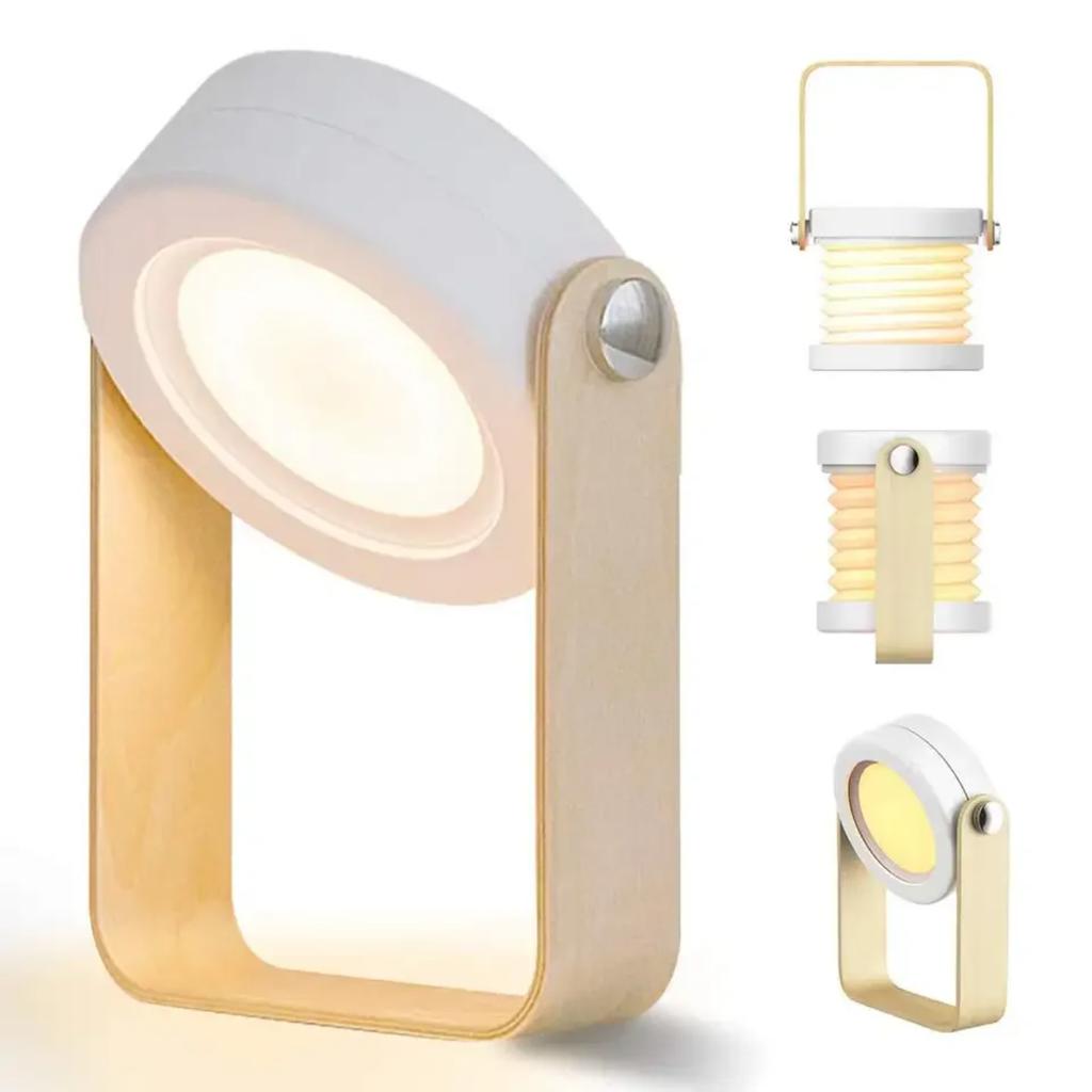 New Foldable Camping Lamp Touch Dimmable LED Lantern USB Rechargeable Outdoor Night Light