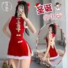 Sex Lingerie Christmas Cheongsam Sexy Girl Cosplay New Robe Set