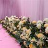 100 cm romantische Hochzeitsblumen-Wanddekoration, künstliche Straßenführungsblumen für Hochzeit, Party, Bogen, Blumen, Girlande, Hintergrund, Zuhause, Party-Dekoration