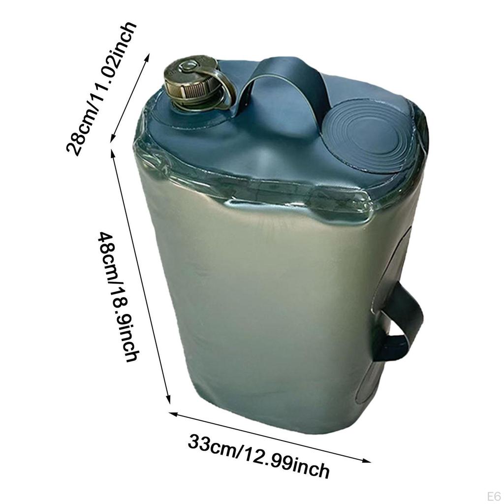 Mjuk Oljepåse Blåsa Kan Bränsletank Vridlock Vikbar Förtjockad TPU med Slang Förvaringsburkar