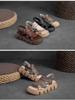 Johnature Γνήσιο δέρμα casual παχιά σόλα Peep Toe Σανδάλια Hollow Breathable Γυναικεία Παπούτσια Πλατφόρμας