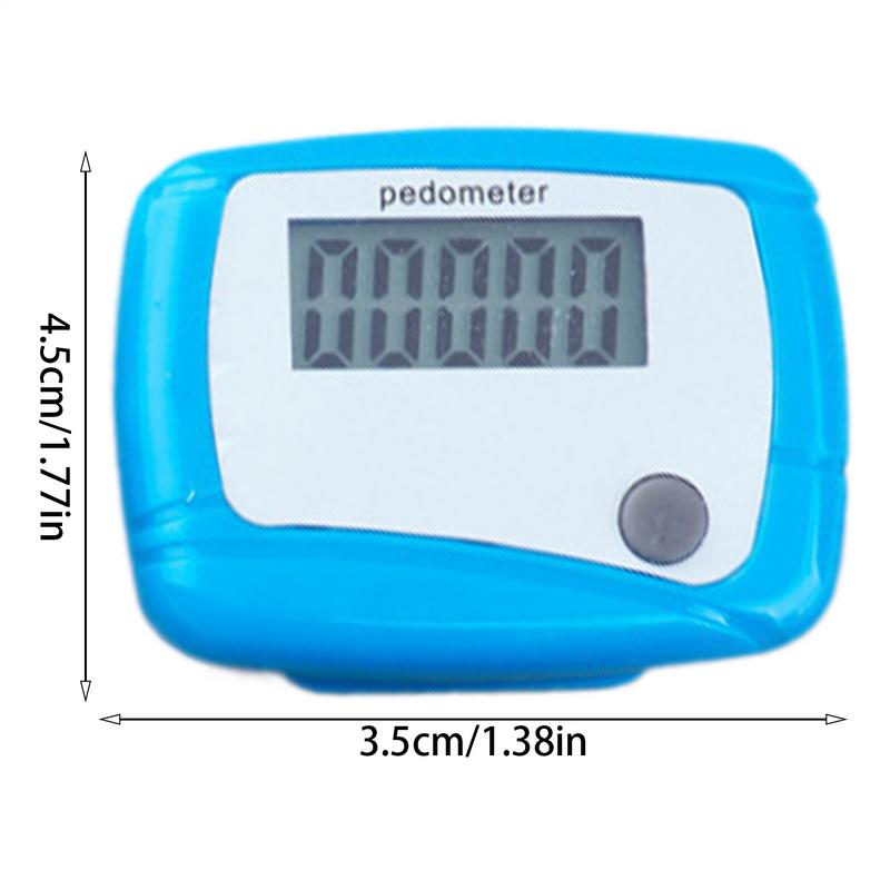 Gesunde Sport-Schrittzähler LCD-Schrittzähler Schritt-Kalorienzähler Gehentfernung Sport-Schrittzähler Tasche Digitaler Clip Zufällige Farbe