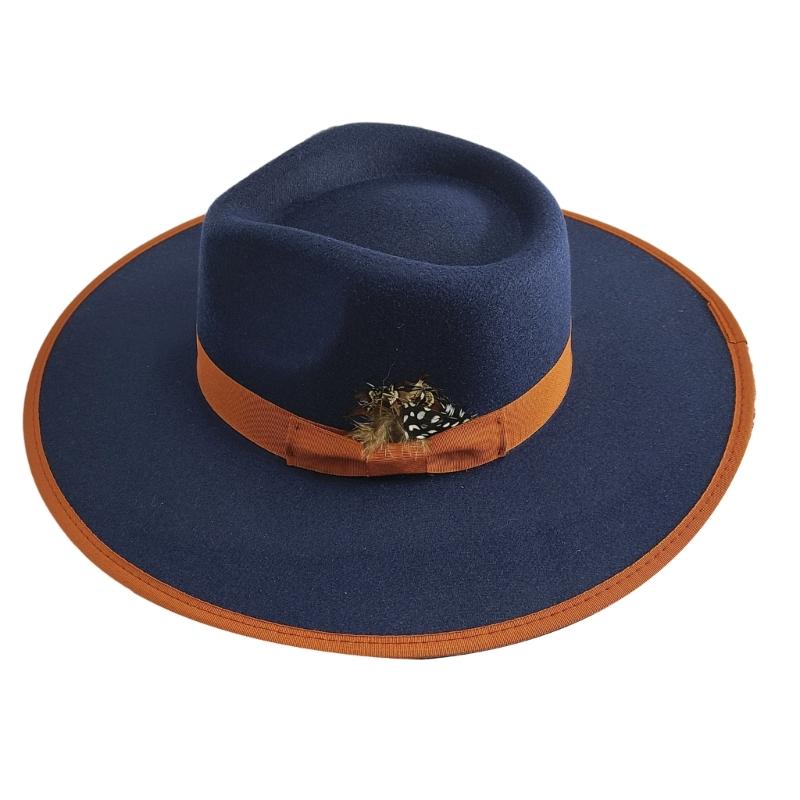 Stylish Wide Border Hat Sun Protecting Fashionable Hat British Styles Hat for Holiday Celebrations
