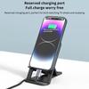 Universal Foldable Phone Stand With Adjustable Viewing Angles–360° Rotating Desktop Holder Compatible With Various Mobile Phones