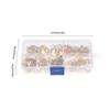 150PCS M3-M10 Ring Terminals Set-O-Type Crimp Connectors for Electrical Wiring Copper CableLugs WireFerrulesElectricalTerminals