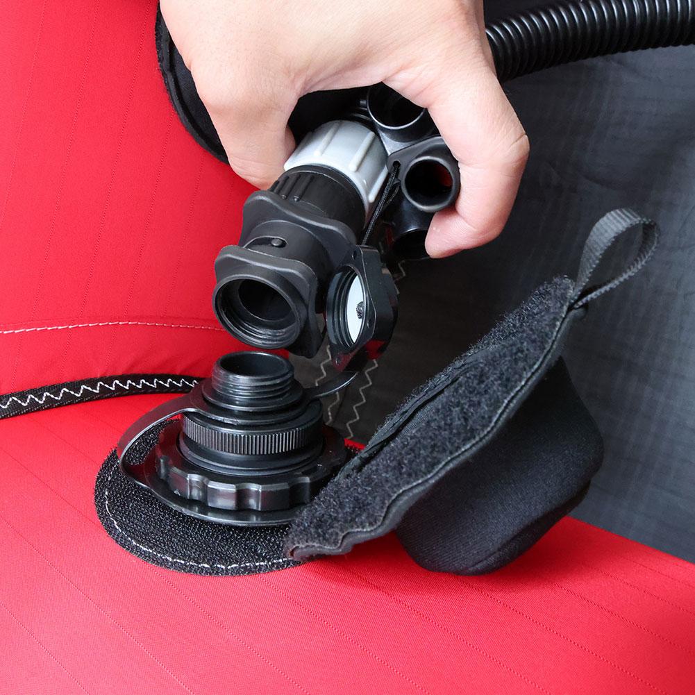 Air Valve Adaptor with Air Valve Nozzles For SUP Board Inflatable Pump Adapter Paddle Boat Kayak Air Valve Pump Connector Combo