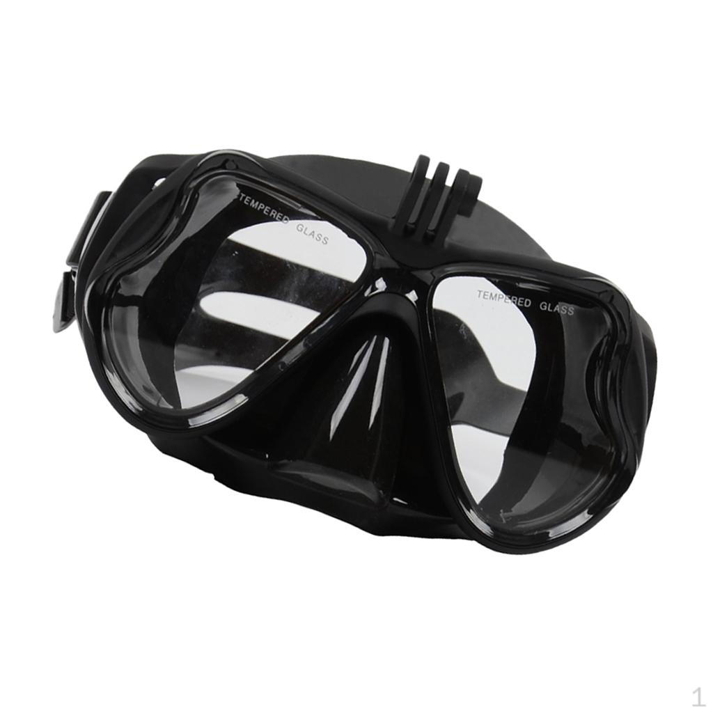 

Underwater Scuba Diving Mask Goggles Snorkeling for Camera чёрный