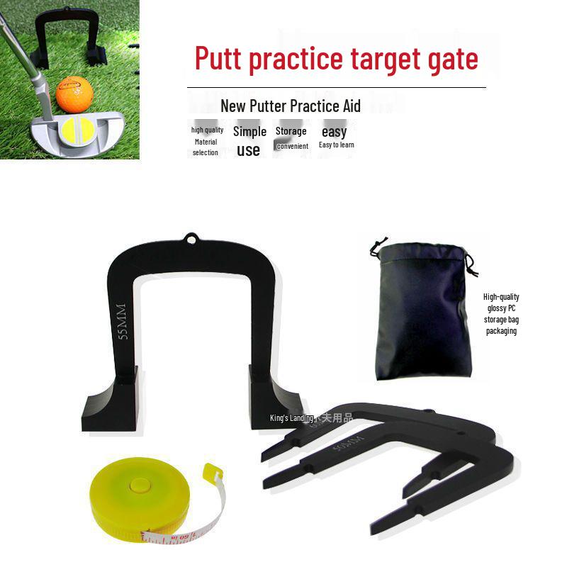 Aluminum Alloy Golf Putter Target Gate for Indoor/Outdoor Practice - Beginner To Advanced, Available In 3 Sizes