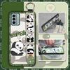 Back Cover Silicone Phone Case For Nokia G22 Dirt-resistant Ring Soft case Cute Panda Waterproof Kickstand Durable