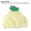 Adjustable Pet Pineapple Hat Soft and Comfortable Shaped Hat Pet Costume Hat Festival Birthday