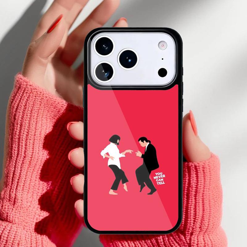 

Pulp Fiction Dance Phone Case for iPhone 17 Air 16e 15 14 13 Pro Max Back Cover for 12 11 Pro Coque iPhone 13 Pro Max
