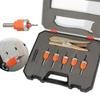 Practical Drill Bit Set Woodworking Tasks Screw Extractor Woodworking Tools Countersink Edge Banding Punch Plier
