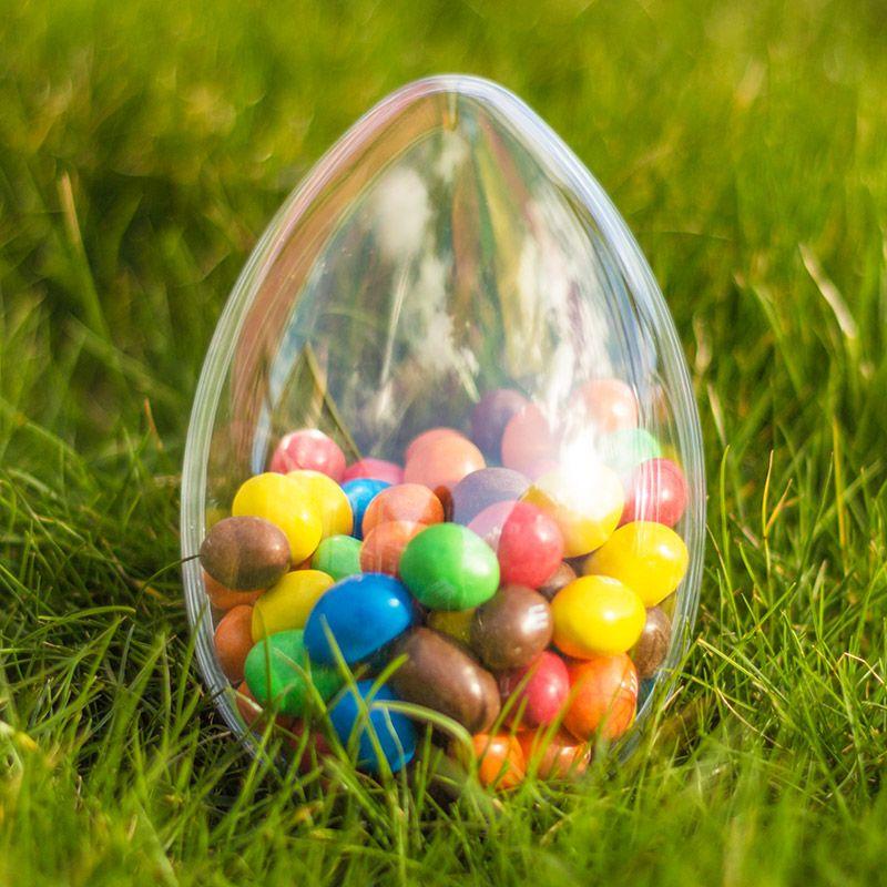 TG35239 Acrylic Egg, Plastic Egg 10cm, for Decorating, Easter Decorations