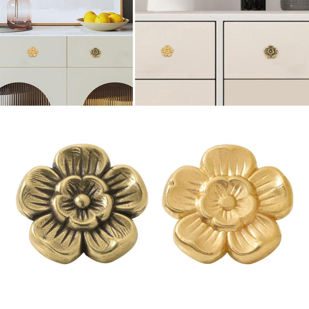 Cabinet Knobs Versatile Sturdy Drawer Handle Knob Brass Door Handle Cabinet Drawer Handle for Hallway Home Bedroom Balcony Door