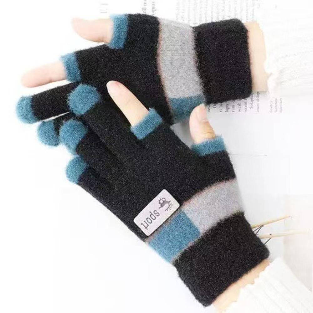 6-13Years Old Coldproof Children Mittens Windproof Baby Gloves Kids Winter Gloves Baby Boys Girls