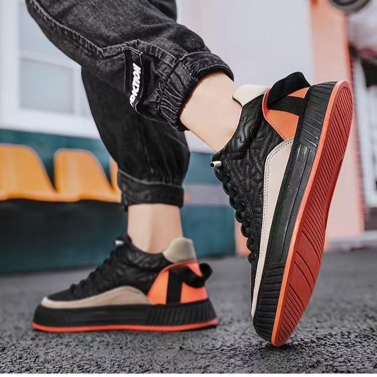 

Мужские туфли с одной педалью весна и осень 2025 года, новые молодежные спортивные туфли для сноуборда, мужская универсальная рабочая повседневная обувь на платформе 39