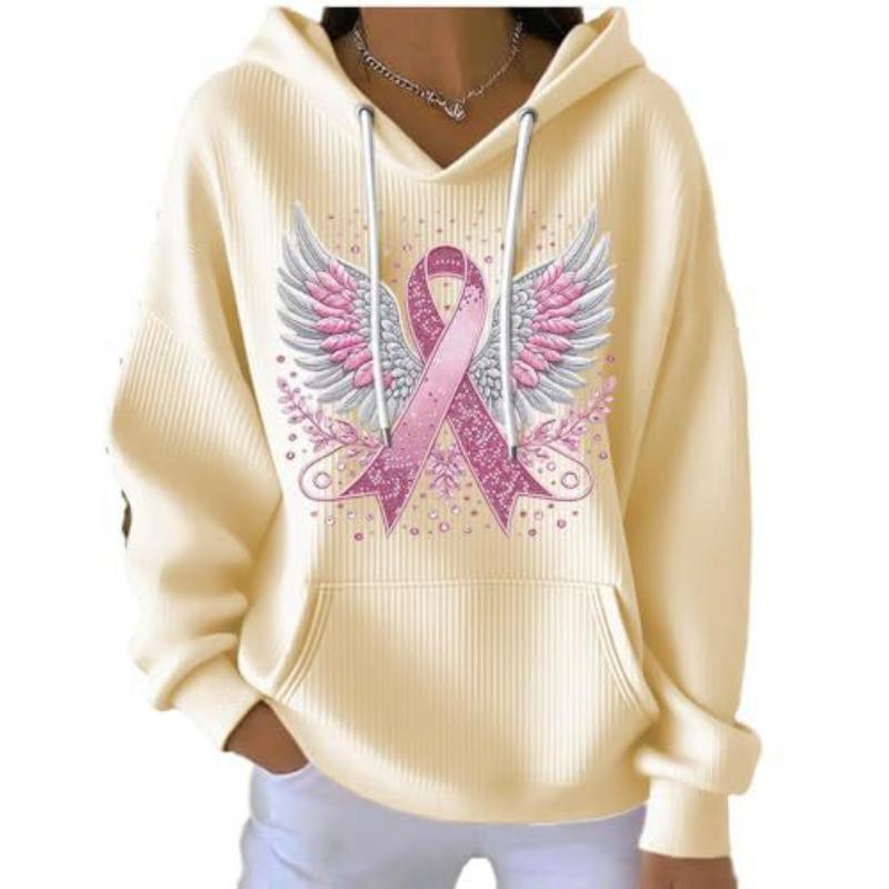Autumn Women's New Ribbon Wings Color Matching 3D Printing Casual Sweater