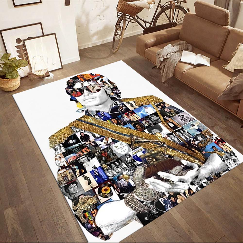 Michael Jackson 81 Floor Mat Design for Playrooms Foyer Hallway Living Rooms Antislip Carpet Office home decor