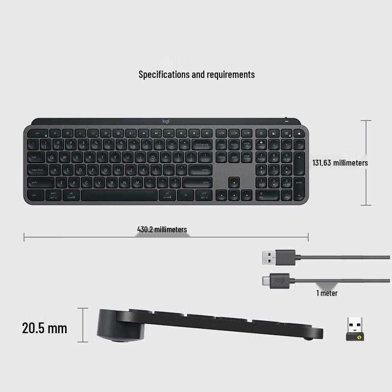 Logitech MX Keys S Advanced Wireless Keyboard