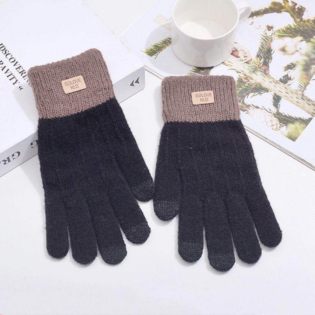 Couple's Windproof Touchscreen Gloves - Multiple Colors, Autumn/Winter, Sweet Simple Style for Middle School Students