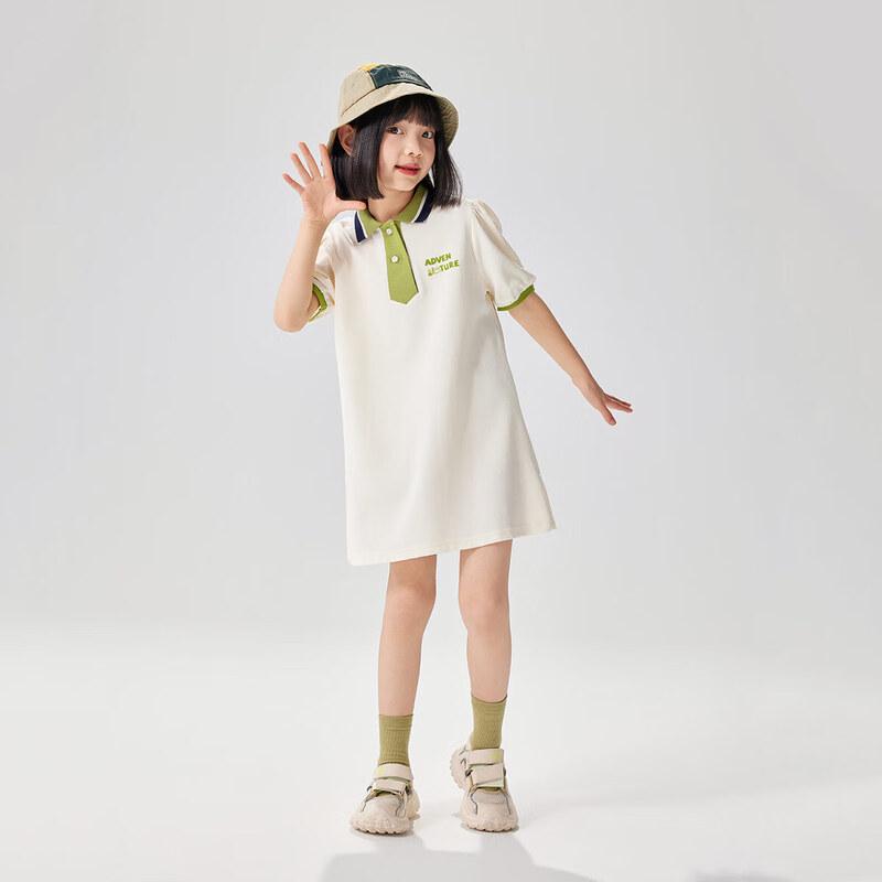 EBAER Girls' Summer Casual Lapel Dress
