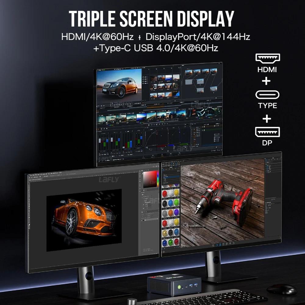 GMKtec M6 Mini PC AMD R5 6600H 6 nuclee 12 fire Computer 16GB DDR5 512GB SSD PCIe 3.0 WiFi 6 BT5.2 Mini PC Computer Desktop