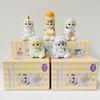 4cm Mofu Cat Series Blind Box Action Figure Set, Animal Headband Doll, Cute PVC Model, Desktop Ornament, Craft, Gift, Toy