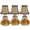6Pcs Household Fabric Lampshade Table Lamp Cover Accessory for E14 Chandelier Wall Light