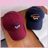 Cartoon Dog Embroidered Baseball Cap For Women Spring Summer Stylish Sunshade Hat