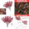 20Pcs Bendable Berries Stem Artificial Red Foam Berries Branches For Christmas Tree Wreath Holiday Table Centerpieces Top Sale